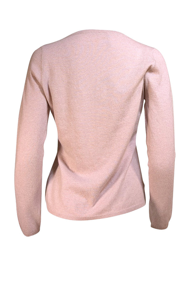 Manrico - Lilac Cashmere Scoop Neck Sweater Sz XL