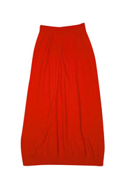 Loro Piana - Red-Orange "Gonna Tiny Argyle"Knit Skirt Sz S