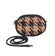 Bembien - Black & Beige Woven Leather Crossbody Bag