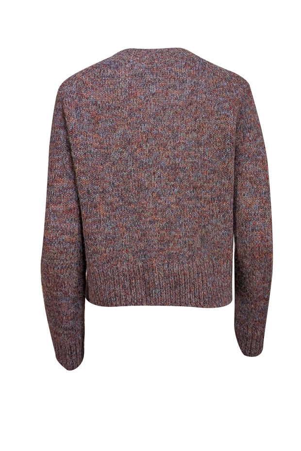 Vince - Blue Multi Color Crewneck Wool Sweater Sz S