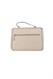 Tory Burch - Ivory Leather Juliette Satchel Bag - Current Boutique