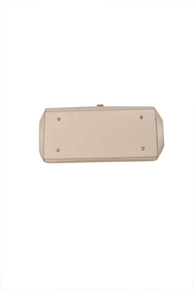 Tory Burch - Ivory Leather Juliette Satchel Bag - Current Boutique