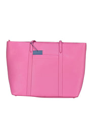 Cole Haan - Bubblegum Pink Leather Zipper Tote Bag