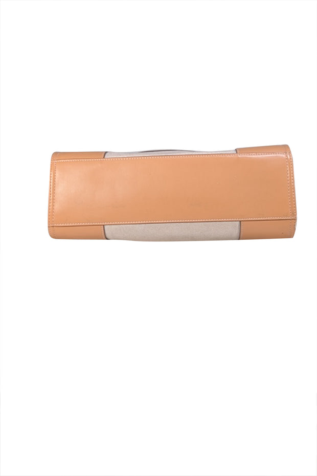 Tory Burch - Tan & Multi Color Logo "Ella" Tote - Current Boutique