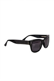 Zadig & Voltaire - Black Silver Studded Trim Sunglasses - Current Boutique