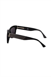 Zadig & Voltaire - Black Silver Studded Trim Sunglasses - Current Boutique