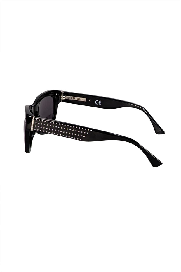 Zadig & Voltaire - Black Silver Studded Trim Sunglasses - Current Boutique