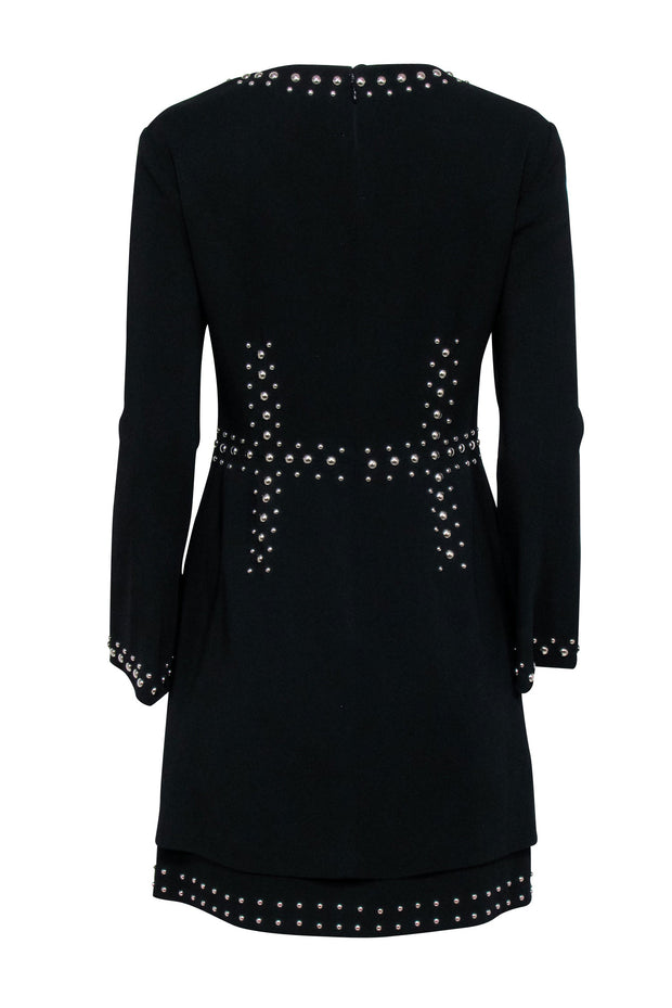 Current Boutique-A.L.C. - Black Madison Studded Dress Sz 8