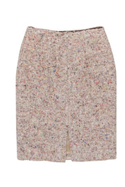 Current Boutique-Acne Studios - Beige Multicolor Tweed Pencil Skirt Sz 4