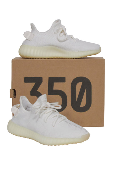 Current Boutique-Adidas - White Yeezy Boost 350 V2 Sneakers Sz 7