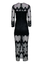 Current Boutique-Alexis - Black Lace "Axelle" Maxi Dress Sz XS