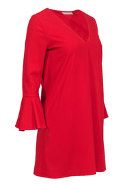 Current Boutique-Alice & Olivia - Red Bell Sleeve Mini Dress Sz 2
