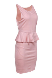 Current Boutique-Alice & Olivia - Pink Sleeveless Peplum Dress Sz 8