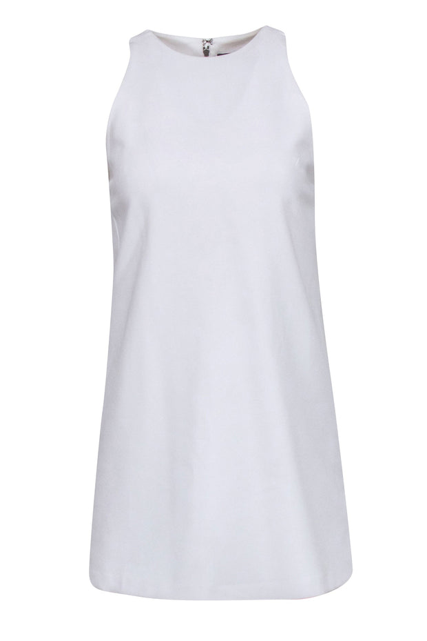 Current Boutique-Alice & Olivia - White Sleeveless Mini Dress Sz 0