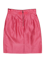 Current Boutique-Alice & Olivia - Salmon Pink Pleated Waistband Skirt Sz 6
