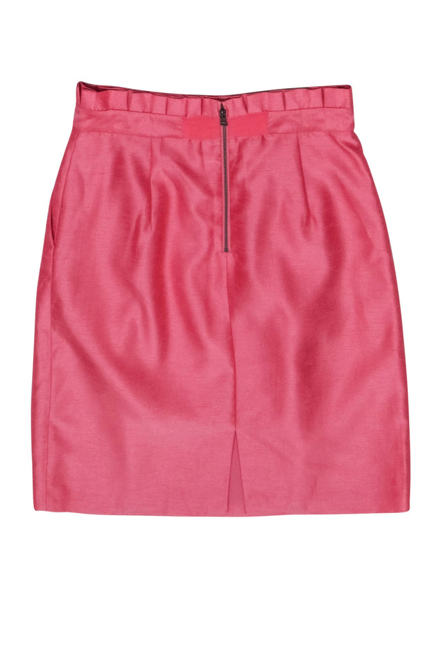 Current Boutique-Alice & Olivia - Salmon Pink Pleated Waistband Skirt Sz 6