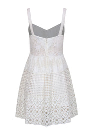Current Boutique-All Saints - Ivory Eyelet Lace Sleeveless Dress Sz 4