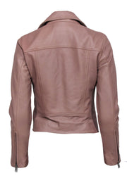 Current Boutique-All Saints - Blush Leather Moto Jacket Sz 4