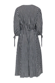Current Boutique-Altuzarra - Black & White Gingham Maxi Dress Sz 10