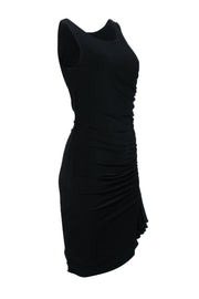 Current Boutique-Marc New York by Andrew Marc - Black Sleeveless Ruched Midi Dress Sz 4