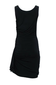 Current Boutique-Marc New York by Andrew Marc - Black Sleeveless Ruched Midi Dress Sz 4