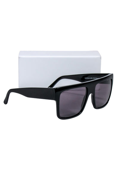 Current Boutique-Andy Wolfe - Black Oversized Sunglasses