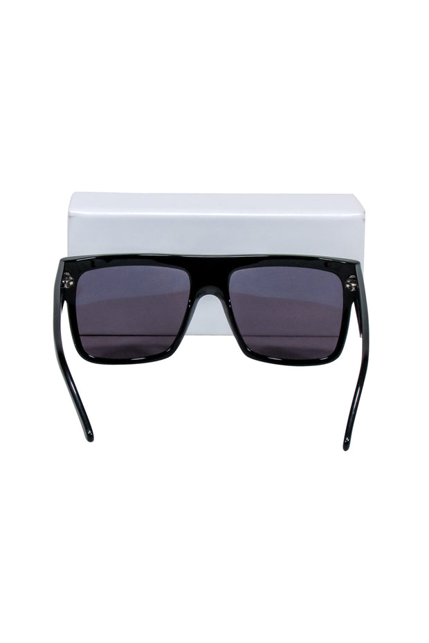 Current Boutique-Andy Wolfe - Black Oversized Sunglasses