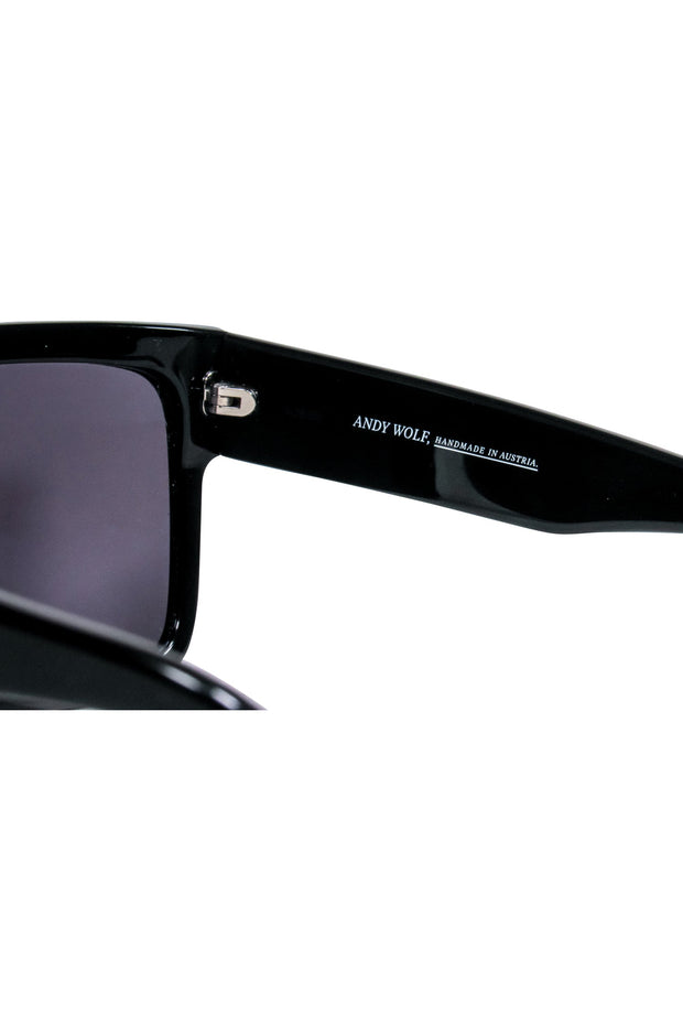 Current Boutique-Andy Wolfe - Black Oversized Sunglasses
