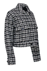 Current Boutique-Anine Bing - Black & Cream Tweed Cropped "Adriana" Jacket Sz XS