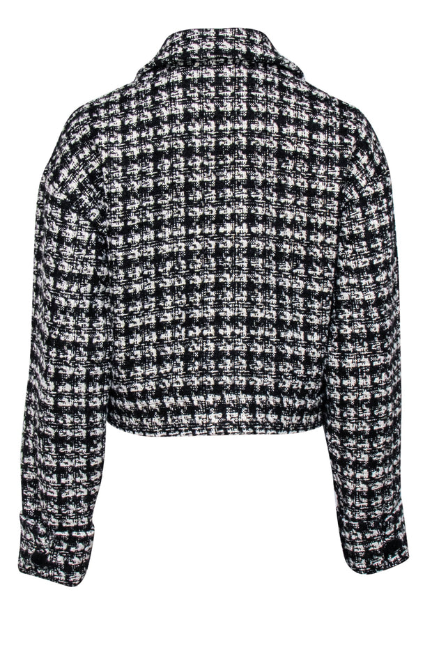 Current Boutique-Anine Bing - Black & Cream Tweed Cropped "Adriana" Jacket Sz XS