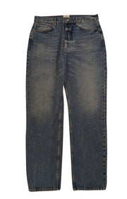 Anine Bing - Medium Wash Blue Denim High Rise Tapered Jeans Sz 12 - Current Boutique