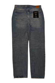 Anine Bing - Medium Wash Blue Denim High Rise Tapered Jeans Sz 12 - Current Boutique