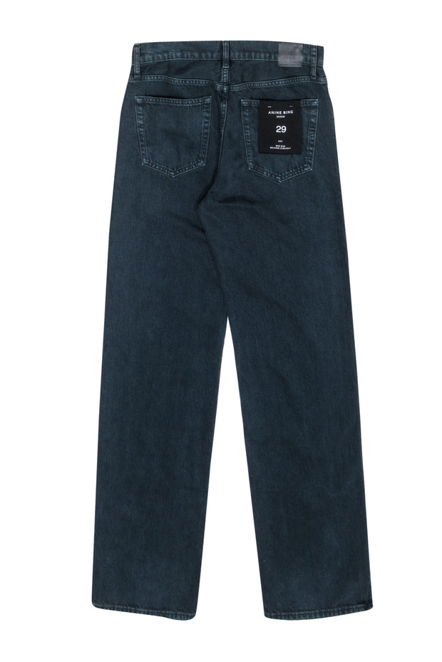 Current Boutique-Anine Bing- Dark Wash Mid Rise Relaxed Jeans Sz 8