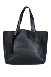 Current Boutique-Ann Demeulemeester - Black Leather Large Tote