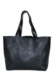 Current Boutique-Ann Demeulemeester - Black Leather Large Tote