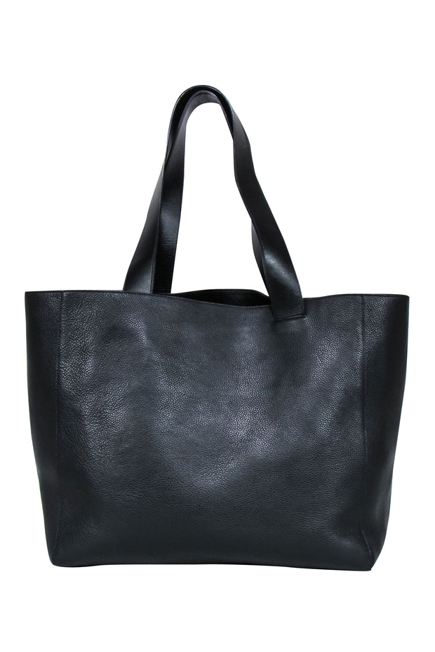 Current Boutique-Ann Demeulemeester - Black Leather Large Tote