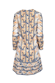 Current Boutique-Antik Batik - Ivory & Multi-Color Embroidered Tunic Dress Sz S