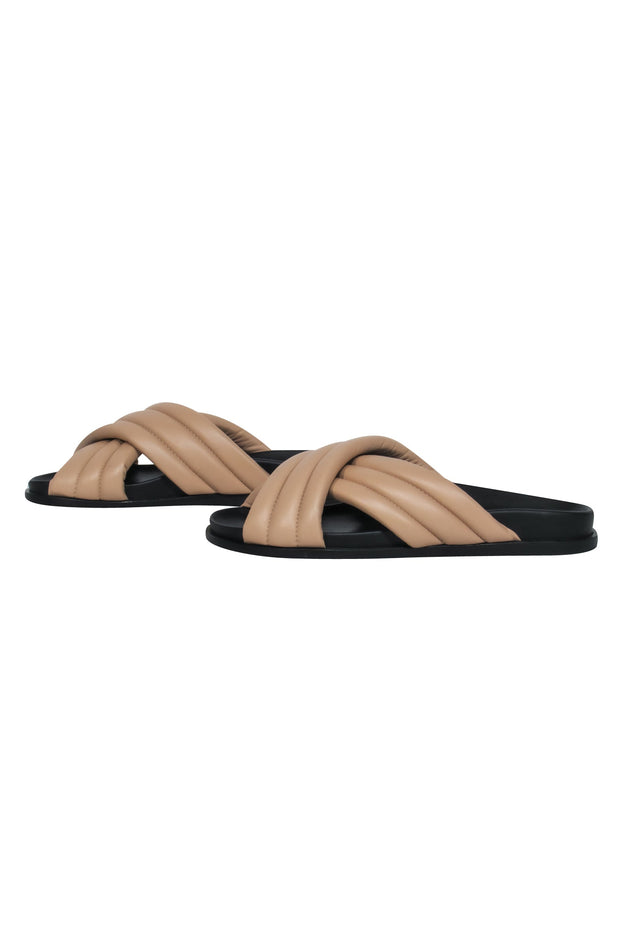 Current Boutique-Aquatalia - Beige Puffer Upper Slide Sandal Sz 10