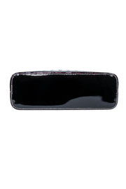 Current Boutique-Arcadia - Black Logo Embossed Patent Leather Crossbody