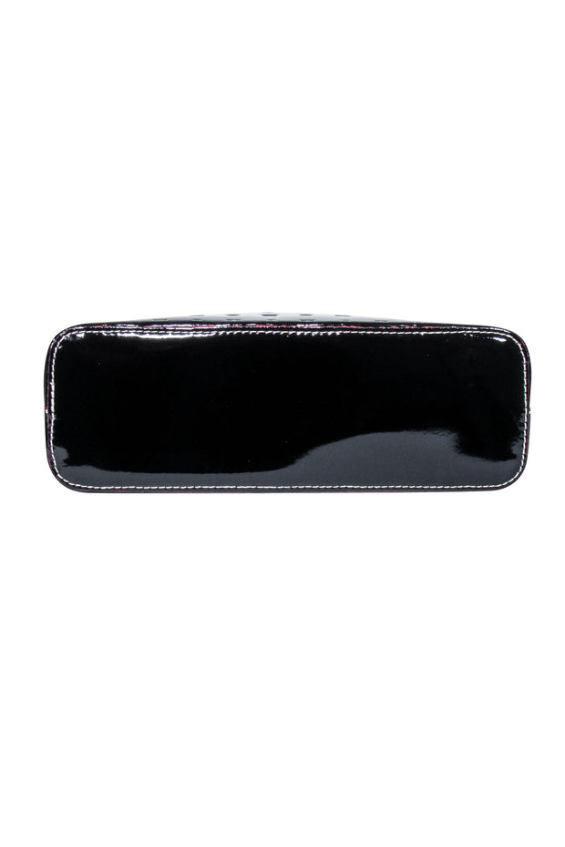 Current Boutique-Arcadia - Black Logo Embossed Patent Leather Crossbody