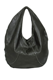Current Boutique-Arieas - Olive Green Leather Hobo Bag