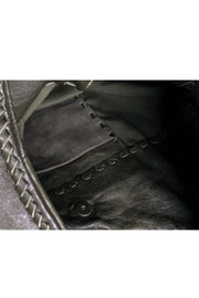Current Boutique-Arieas - Olive Green Leather Hobo Bag