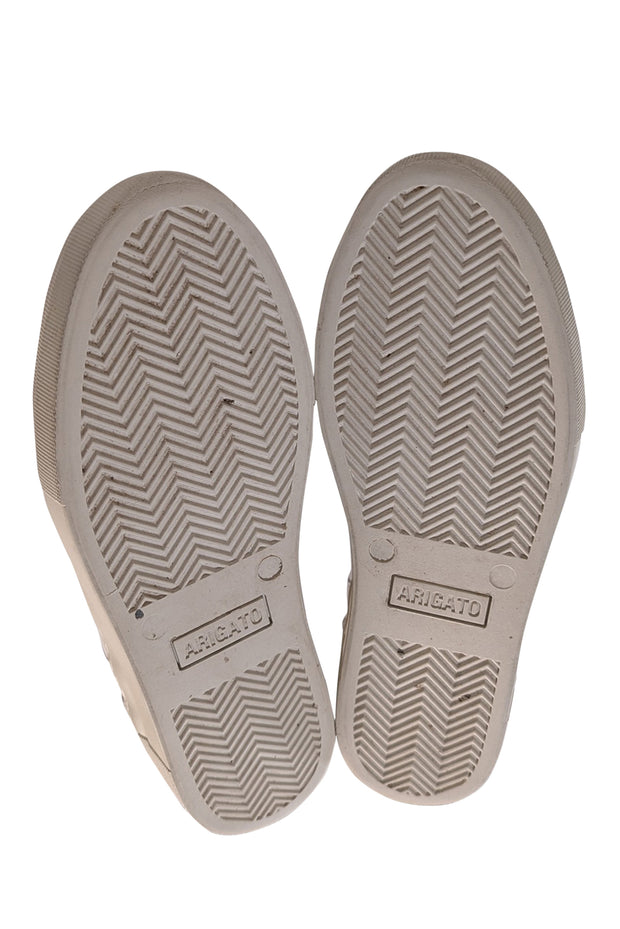 Current Boutique-Axel Arigato - White Leather & Suede Sneakers w/ Snakeskin Trim Sz 7.5