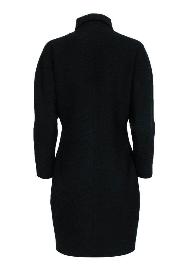 Current Boutique-Ba&sh - Black Collar Shirt Dress w/ Gold Buttons Sz 6
