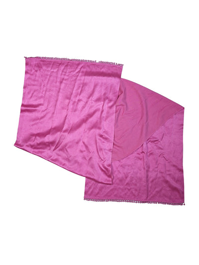 Bajra - Pink Cashmere &amp; Silk Blend Scarf - Current Boutique