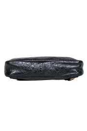 Current Boutique-Balenciaga - Black Leather Textured Crossbody w/ Gold Hardware