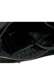 Current Boutique-Balenciaga - Black Leather Textured Crossbody w/ Gold Hardware