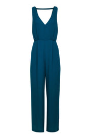 Current Boutique-BCBG Max Azria - Teal Sleeveless Jumpsuit Sz S