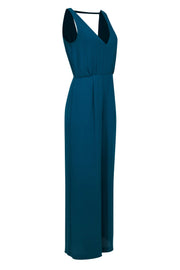 Current Boutique-BCBG Max Azria - Teal Sleeveless Jumpsuit Sz S