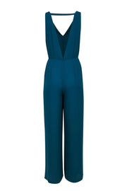 Current Boutique-BCBG Max Azria - Teal Sleeveless Jumpsuit Sz S